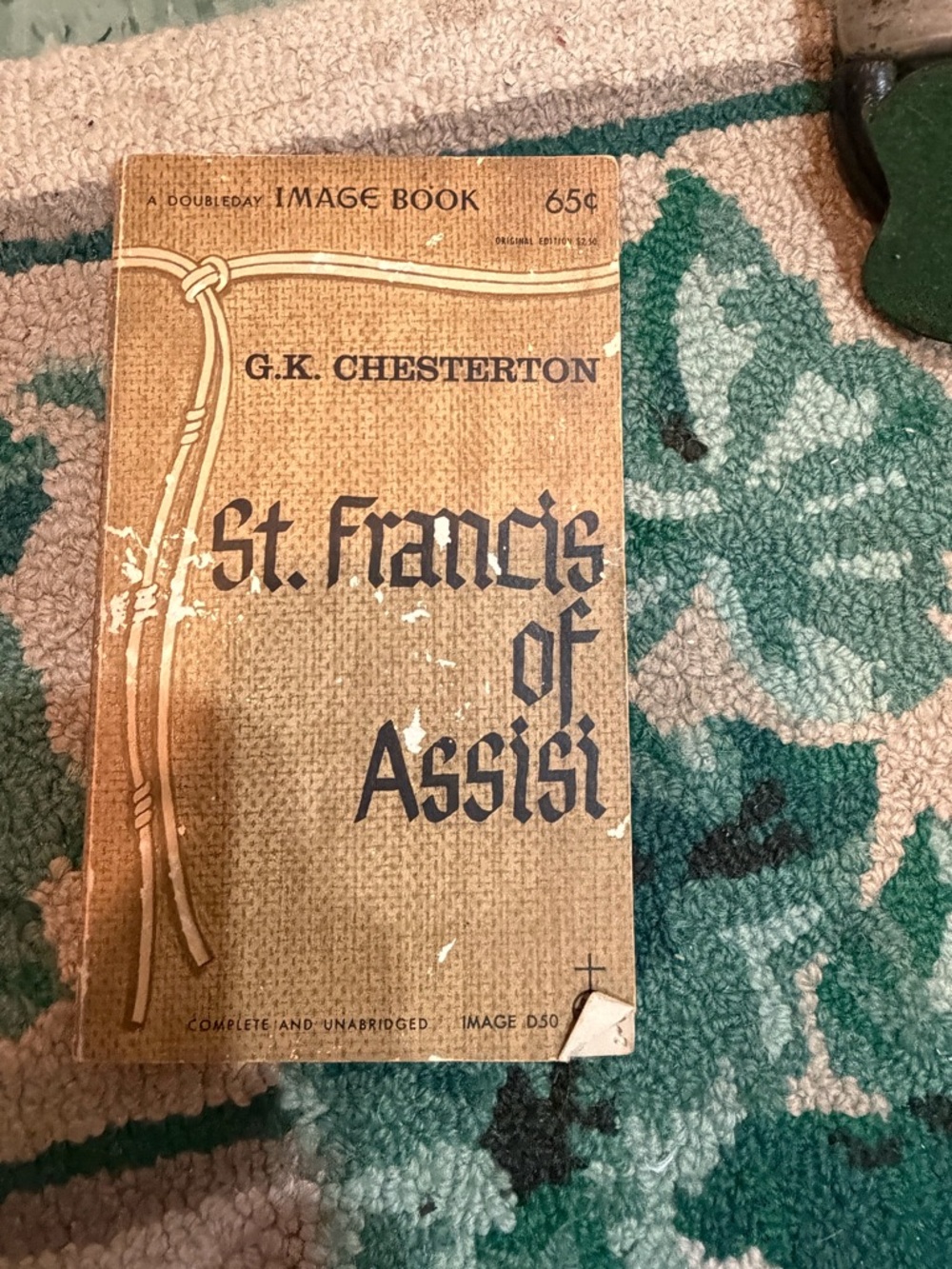 St. Francis of Assisi Vintage Image Book - Tan Cover